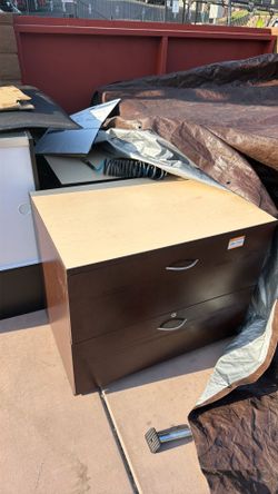 2 file cabinets