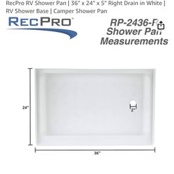Rv Shower Pan, Recpro 