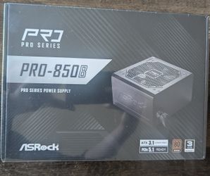 ASRock PRO-850B 850W PSU – Brand New, Factory Sealed – $45 OBO