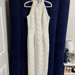 Beautiful Beaded And Sequined Dress