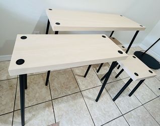 Ikea Nesting Tables with stools Set of 4