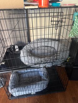 Large dog cage