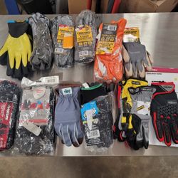 Miscellaneous Gloves (Nitrile, Mechanic, Work) Mostly Large Some Smaller Over $80 Value