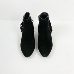 Sam Edelman Rudie Suede Fringe Boots size 6 1/2