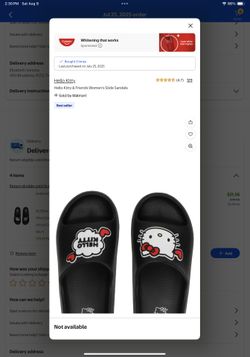 Hello Kitty And Friends Scansion Slide Sandals 