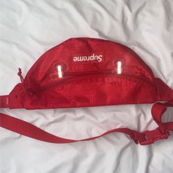 Ss19 Red Supreme Fanny Pack 