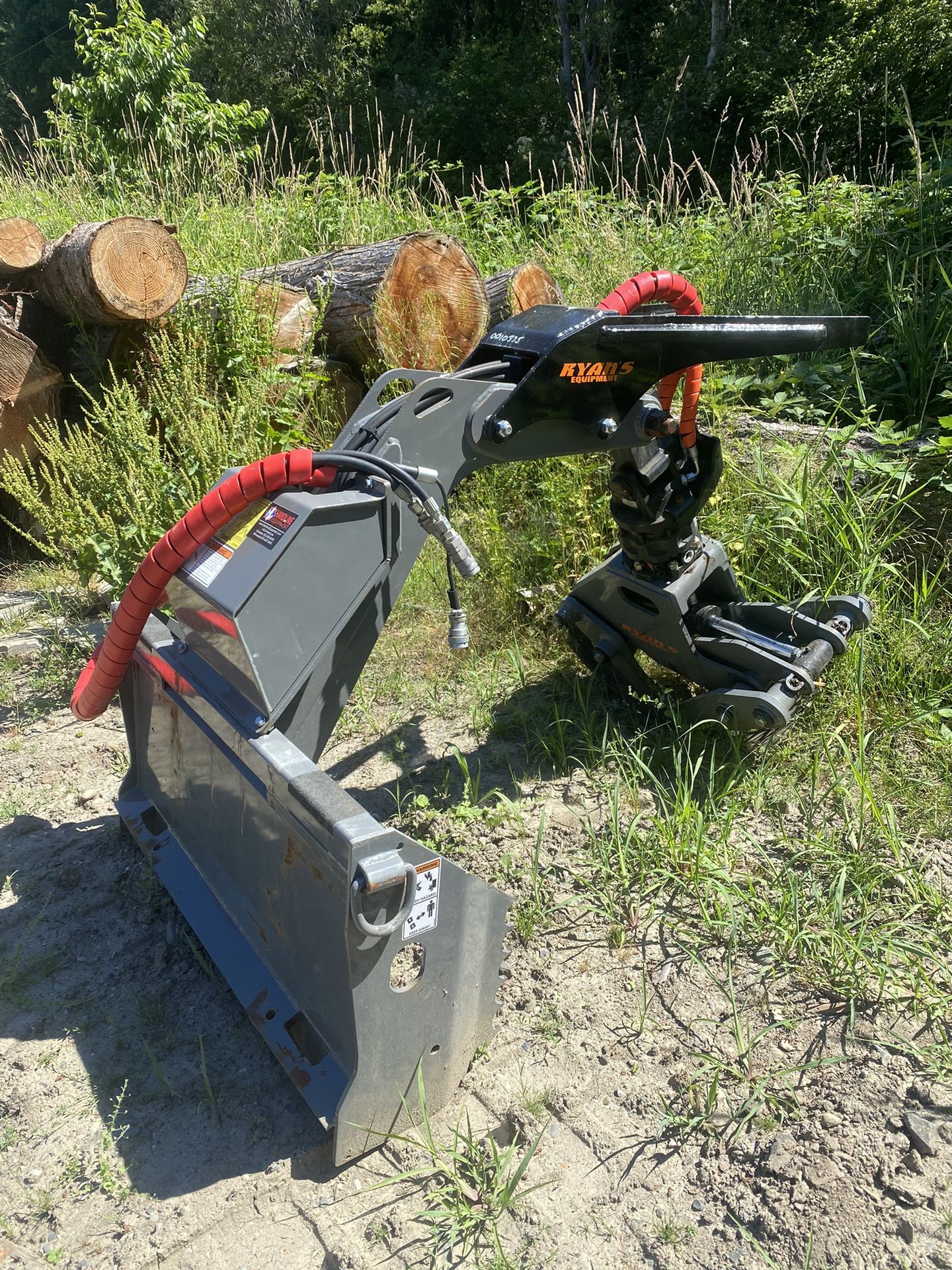 Skidsteer Log Grapple Ryans Attachments