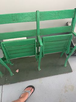 Comiskey park seats from old stadium.