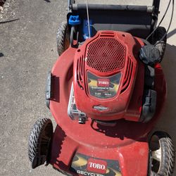 As-Is $100 OBO Toro Gas Self Propelled Push Lawnmower 22”