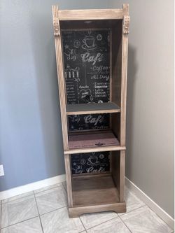 Wooden Coffee Bar Cabinet
