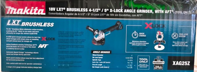 Makita 18v lxt  grinder