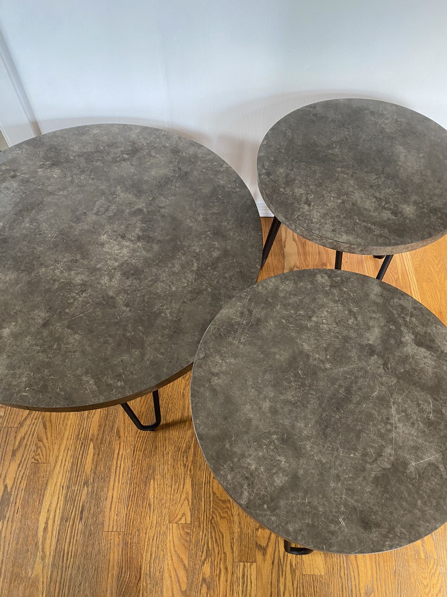 Living Room Table Set (Coffee & 2 End)
