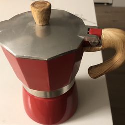 Gift Red Cup Pot Cuban Coffee Maker