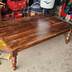 Solid wood coffee tables