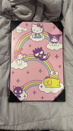Hello Kitty Room Wood Print Decor