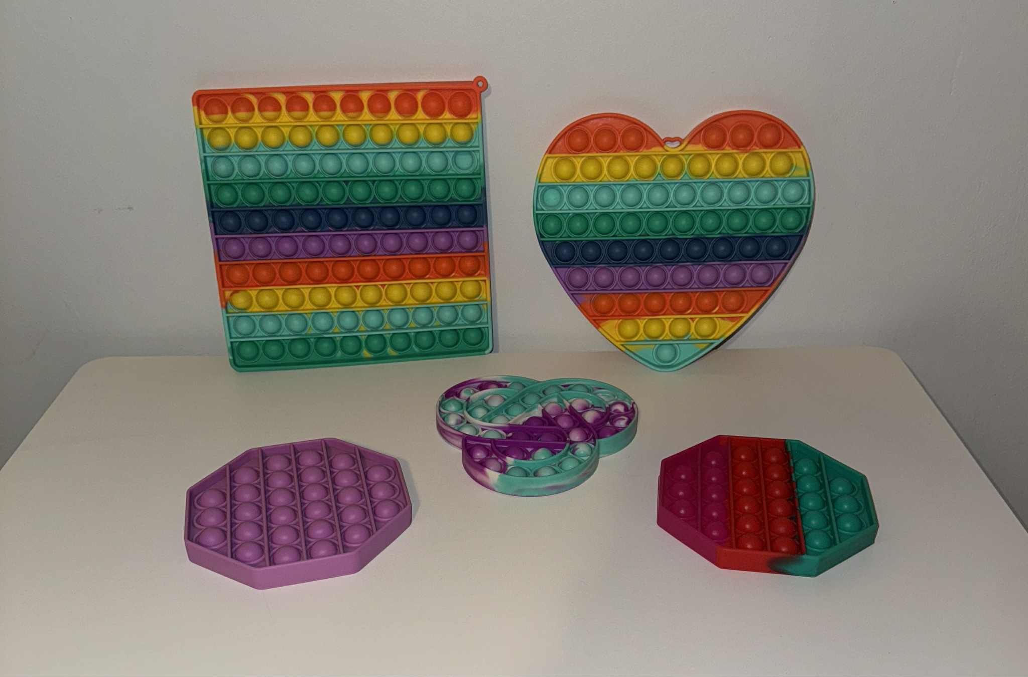 NEW Colorful Pop It Fidget Toy lot