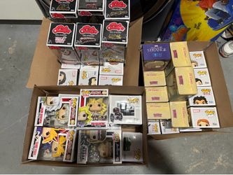 72 Funko Pops/ Dorbz /Rock Candy Lot Marvel, Disney, Star Wars, Anime