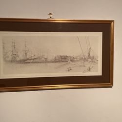 John Stobart, Vallejo Street Wharf, 1985