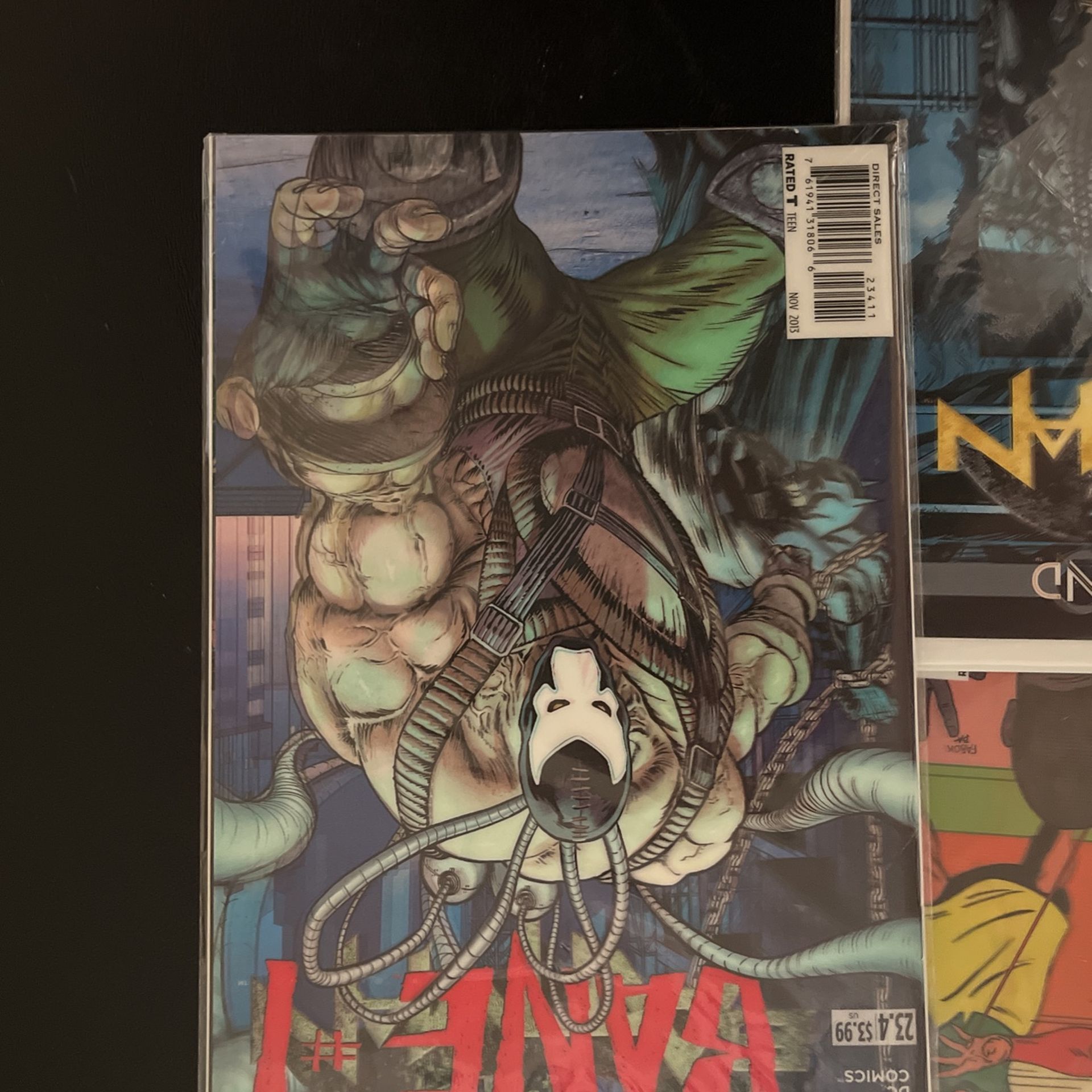 4 3d Covers Of Batman, Bane And Flash And 3 Batman