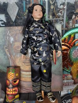 Really nice doll with stand