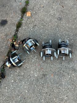 Front and rear hub bearings for a 09 Pontiac G6