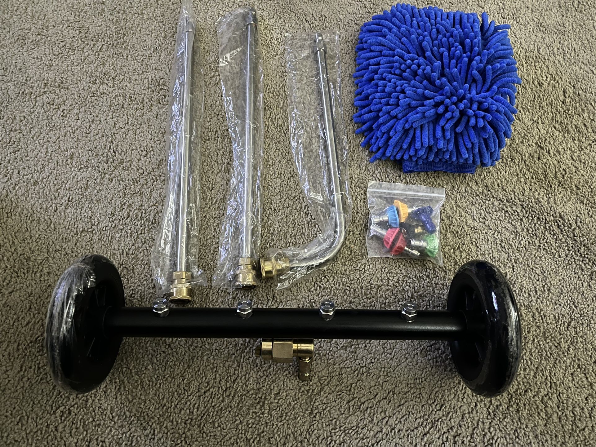 NEW Undercarriage Cleaner for Vehicles Water Broom for Pressure Washer