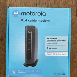 Motorola 8x4 Cable Modem Ok For Comcast