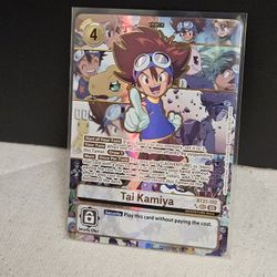 Tai Kamiya BT-21 BT21-102 SEC Secret Rare Pull Digimon TCG