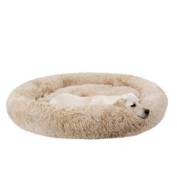 Pet Bed for Dogs & Cats, Anti-Slip, Machine Washable, Ultra Soft Washable Dog and Cat Cushion Bed