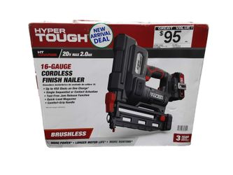 Hyper Tough Cct18bwt1 Black Cordless Framing Nailer