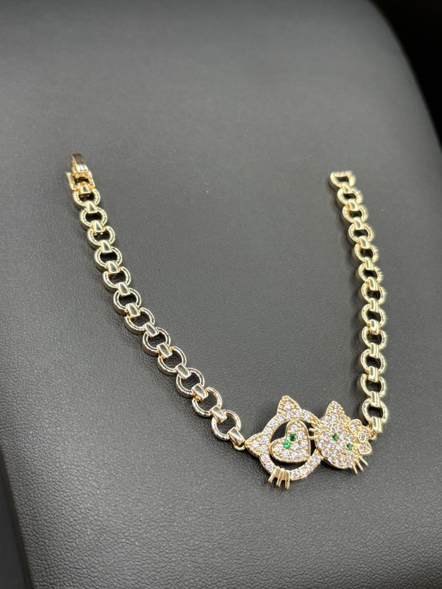 Hello Kitty Gold Plated Bracelet