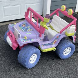 Electric Barbie Jeep For Local Sale 
