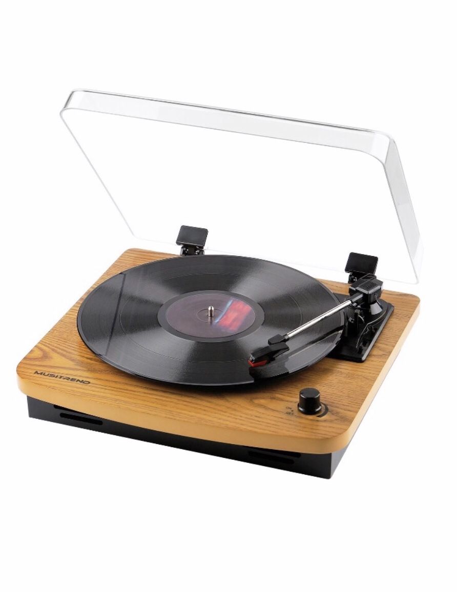 3 Speed Turntable With Built In Stereo Speakers