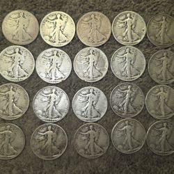 Walking Liberty Half Dollar 90% Silver Lot