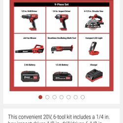Bauer Tool Set Comes With All The Tools You'll See Here And It's Brand New