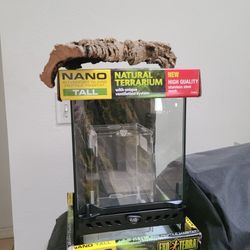 Exoterra Nano Tall Glass Terrarium 