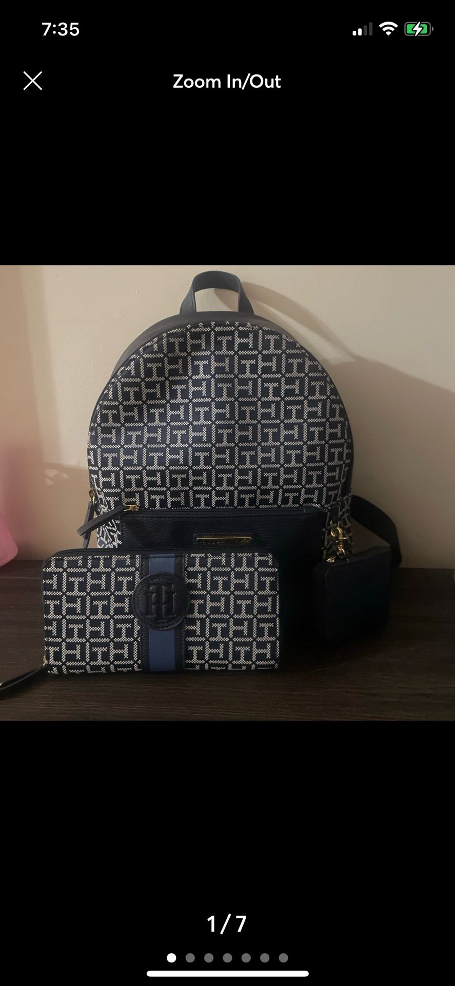 Tommy Hilfiger Backpack and Wallet
