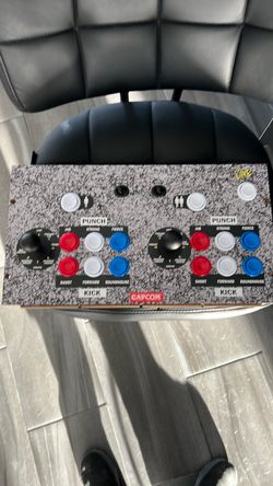 Arcade 1up Street Fighter 2 Deluxe Control Panel