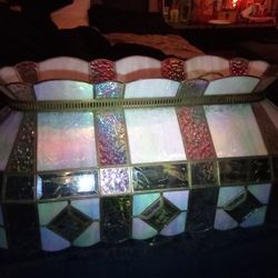 Tiffany Glass Overhead Hanging Light