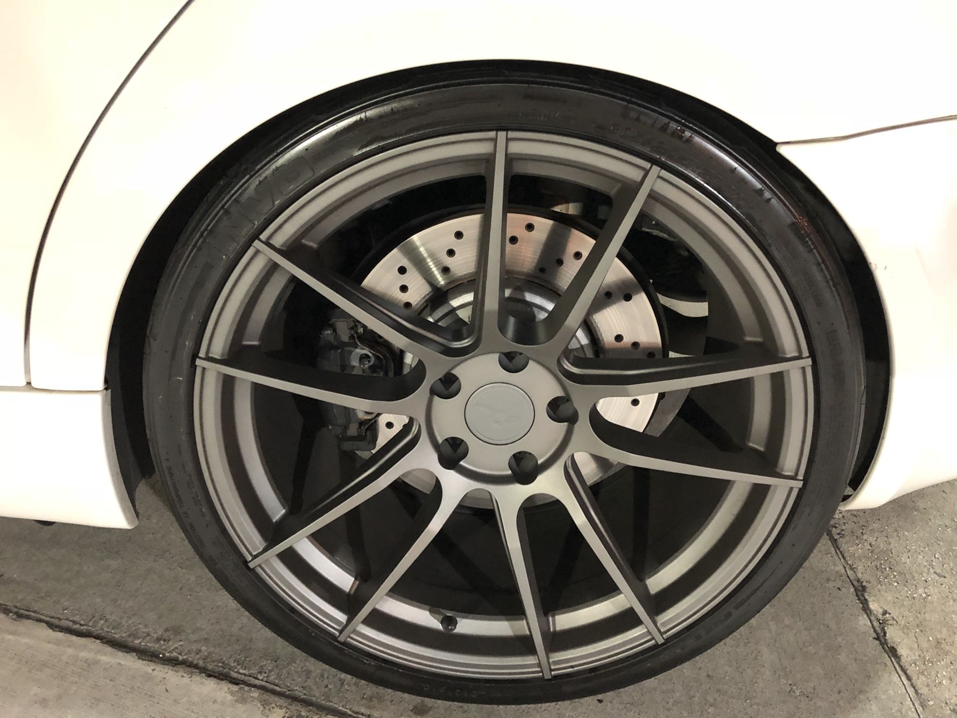 Renn flow forged wheels 5x120 with tires