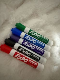 Expo Low Odor Dry Erase Markers Set
