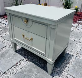 Solid wood nightstand (1)