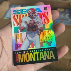 1996 NFL PLAYERS PARTY JOE MONTANA SEGA SPORTS Collectible