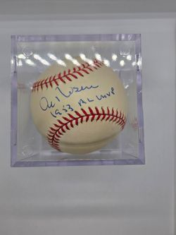 1953 AL MVP singed Al Rosen babeball