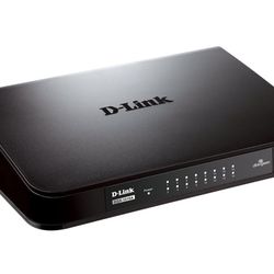 D-Link 16-Port Gigabit Desktop Switch DGS-1016A - Open Box NEW