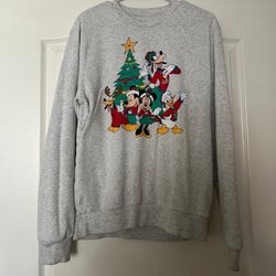 Mickey & Friends Christmas Tree Graphic Sweatshirt