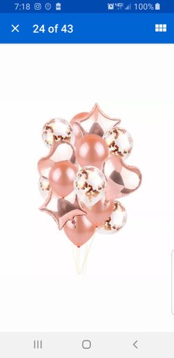 Rose Gold Balloons
