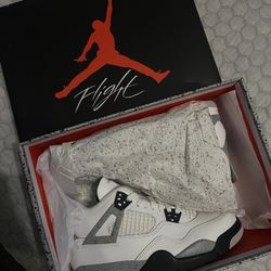 Jordan 4 Retro White Cement GS