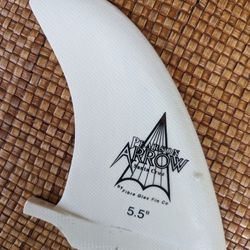 5.5" Fin Fiberglass Center Single Longboard Box Type Sliding Surfboard Arrow Dakine Egg Resin Skeg Middle Slot Style Longboard Skip Fry Takayama Fcd  