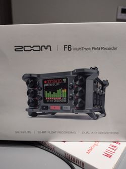 Zoom F6 is in excellent condition. 
Only used once.